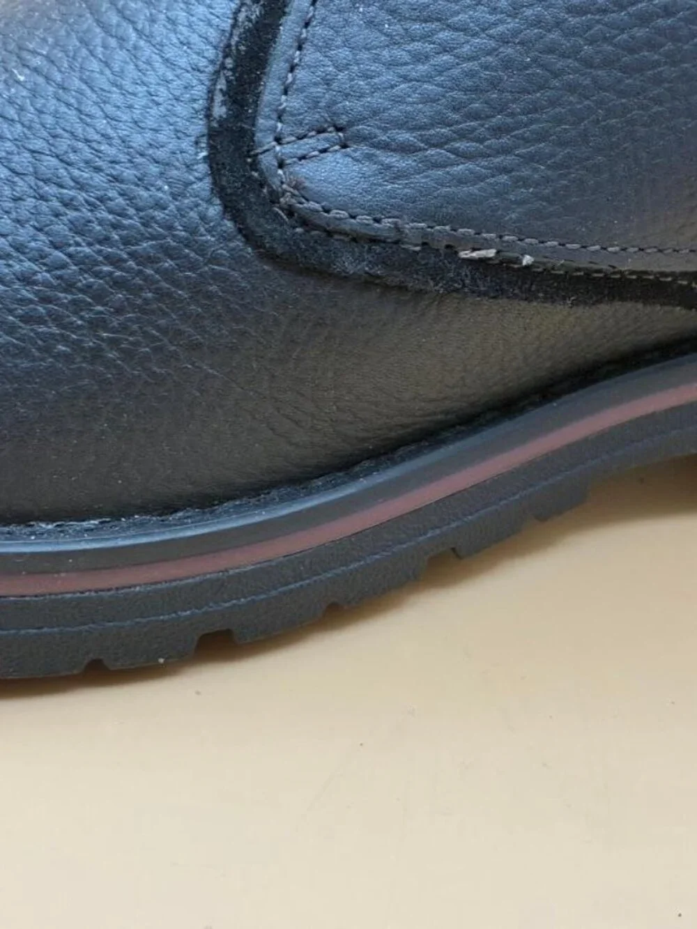 NWT Clarks Boots Men's 12 M Morris Peak Pebbled Chukka Waterproof Leather Black